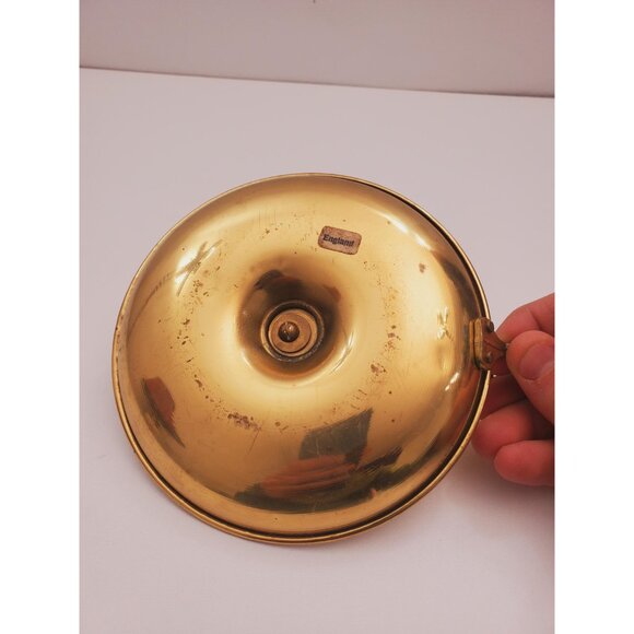 Vintage Brass Candle Holder - Brass Candlestick Holder - Brass Chamberstick - - Picture 6 of 10